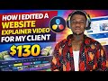 How to Edit Explainer video using DaVinci resolve #videoediting #tutorial #davinciresolve #viral