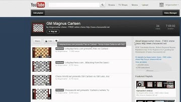 Chess World.net: Kingscrusher Chess Playlist Overview Structure (Chessworld.net)