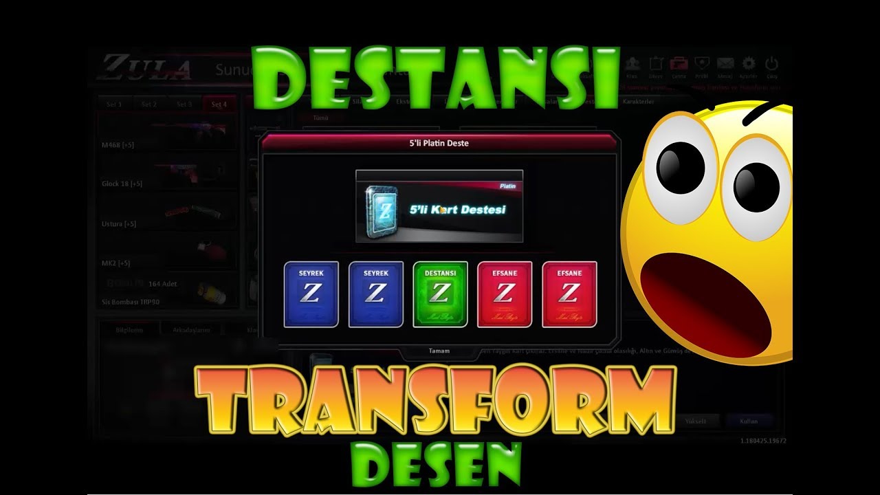 ZULA - DESTANSI TRANSFORM DESEN ÇIKARMA