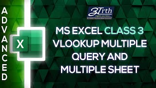 Vlookup In Excel Multiple Sheets - Advance Excel Tutorial In Hindi - Class 3