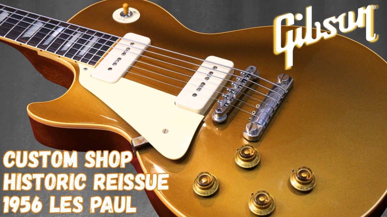 ギター Gibson Historic 1956 Chambered Les Paul Gibson Custom Shop 1956 Les Paul Reissue - The Ultimate All