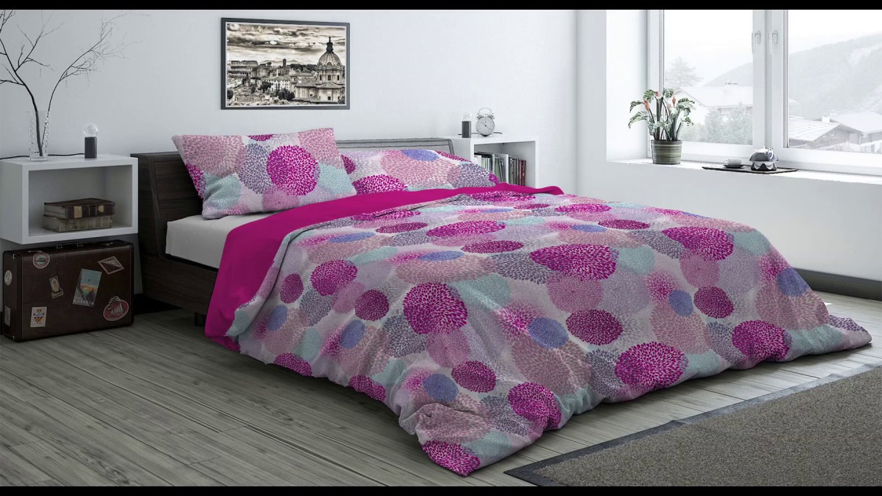 Italian Bed Linen Fantasy Bed Sheet Set in Printed Microfiber, Decor, Single