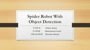 SPider Robot With Object Detection