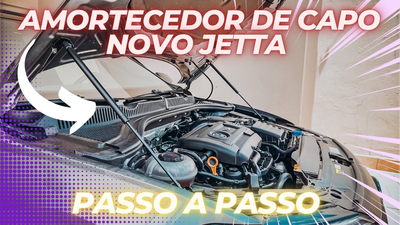 COLOQUEI AMORTECEDOR DE CAPO NO JETTA MK7