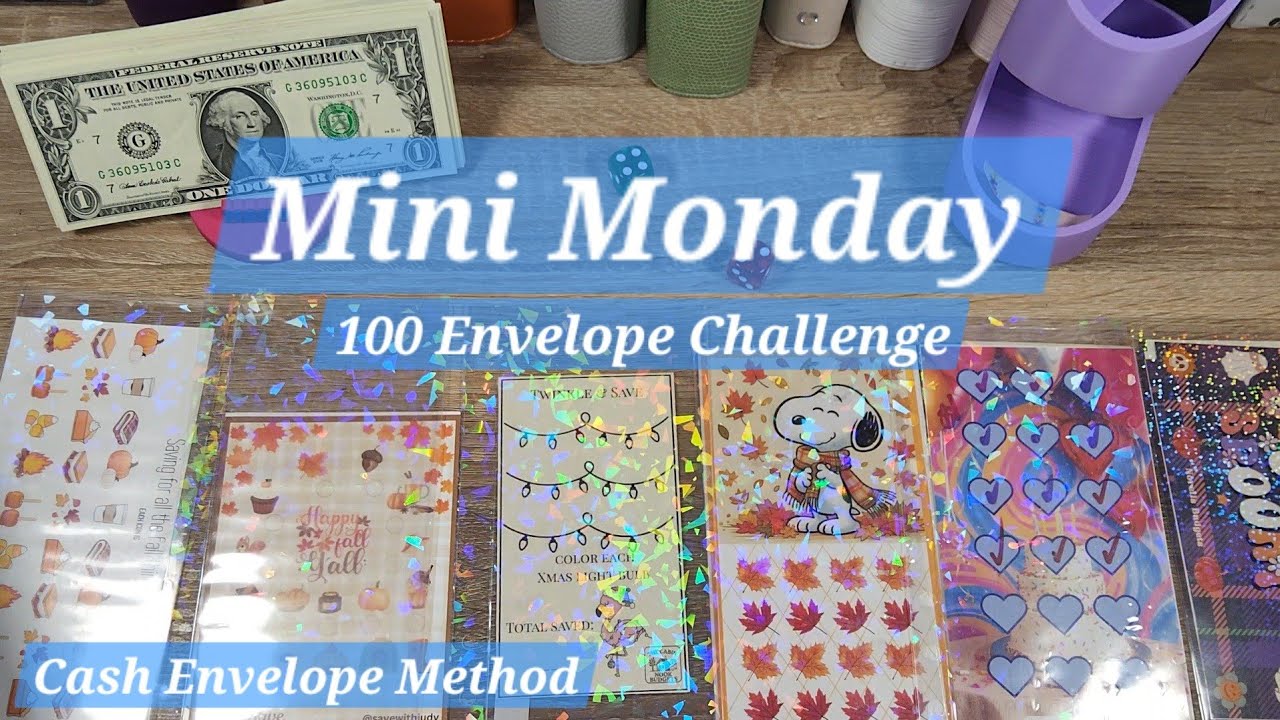Mini Monday 💫 | Saving $5k with the 100 Envelope Challenge! | New ...