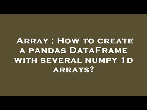 Array : How