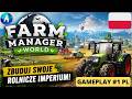 Farm Manager World PL 🚜 Buduję swoją pierwszą farmę! Gameplay #1 ⭐