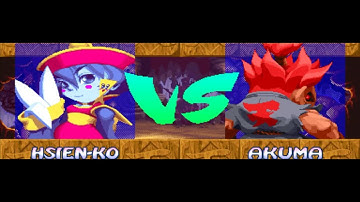 Super Puzzle Fighter II Turbo- Hsien-Ko VS Akuma [Final Boss HARD MODE]