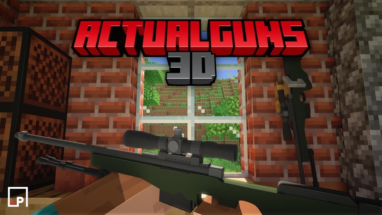 ACTUAL GUNS 3D Addon v1.14 Overhaul and Damage System UPDATE In Minecraft PE 1.21.90
