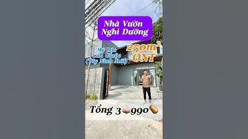Nhà vườn 250m² – Hoàn công chuẩn, tặng nội thất xịn! 🔥