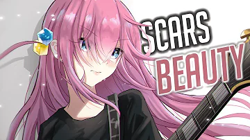 Nightcore - Scars To Your Beautiful (Rock Version) (Lyrics)