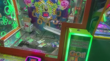 Sponge Bob Coin Pusher Dave & Buster’s Panama City Beach Florida