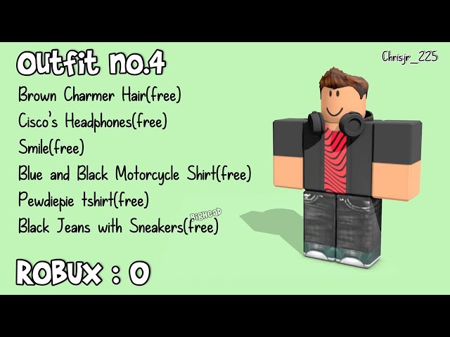 Free Fans Outfits 0 Robux Outfits Roblox Youtube