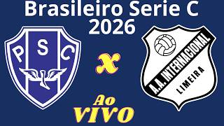 Ao Vivo | Paysandu x Inter de Limeira - Brasileiro Série C 2026