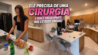 Vamos precisar de cirurgia aqui nos Eua 😢! Ele quebrou completamente | um dia para mudar tudo 
