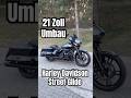 21 Zoll Felgen Umbau bei einer #harleydavidson #streetglide #motorrad #werkstatt #bike #custom #hd