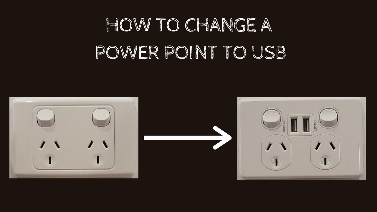 How To Install a USB Outlet YouTube