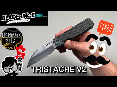 The BladeBinge & TristateEDC 154CM Tristache V2 knife is here… and, boy, it’s spectacular!
