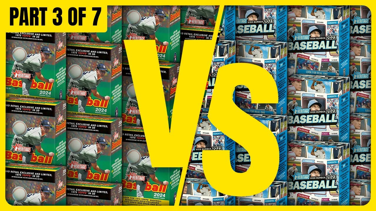 GOLD RELIC!! 🚨CASE VS CASE CHALLENGE🚨2024 TOPPS HERITAGE VS 2023 HERITAGE HIGH NUMBER PART 3