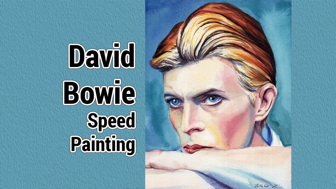 David Bowie Speed Painting