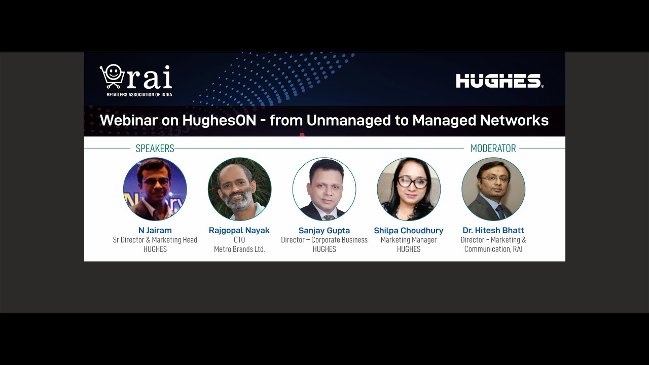 Webinar on HughesON - from Unmanaged to Managed Networks