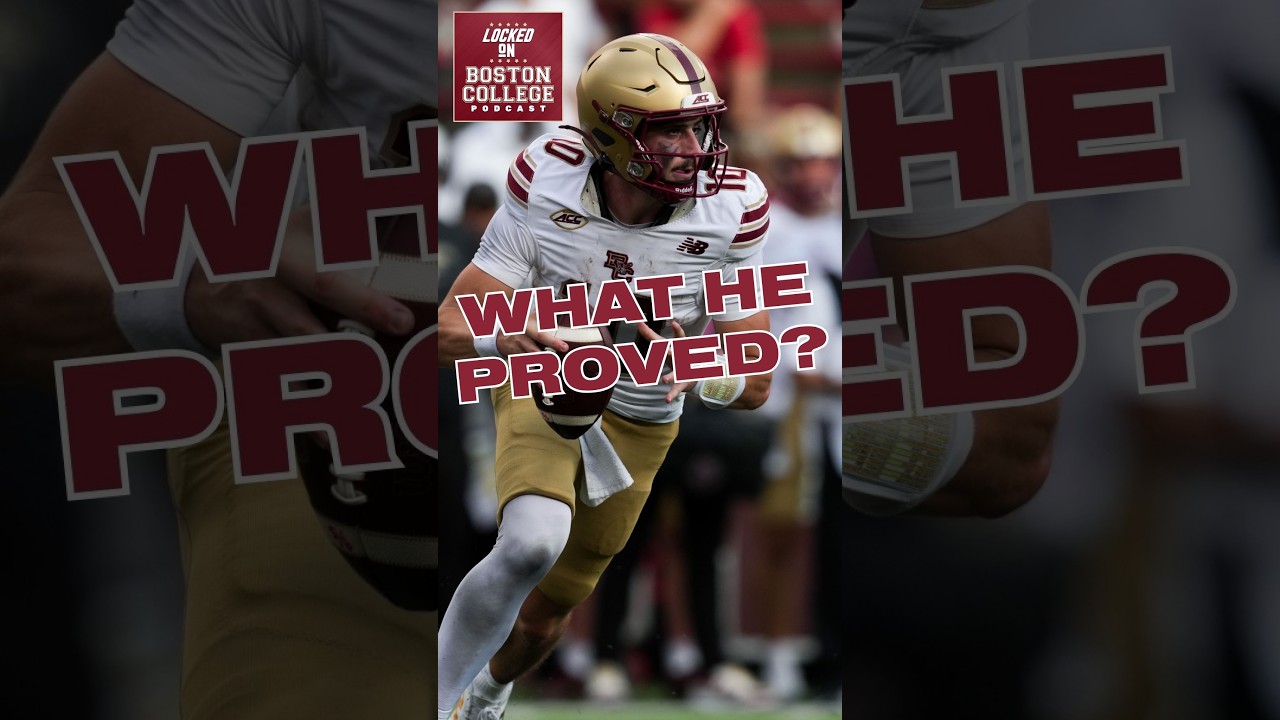 What Mason McKenzie PROVED for Boston College in week one #bostoncollegefootball #masonmckenzie