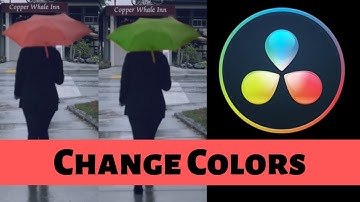 Changing Colors in DaVinci Resolve 15