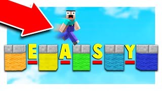 WORLD'S EASIEST MINECRAFT PARKOUR MAP!