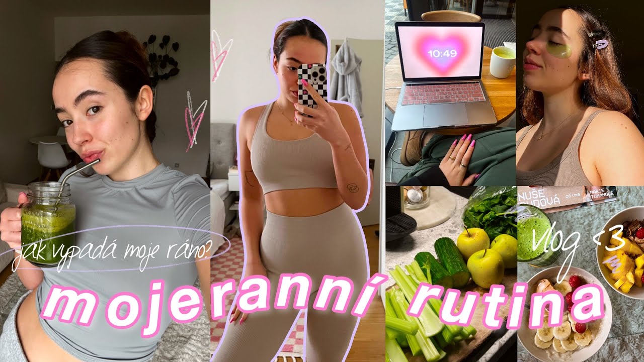 MOJE PRODUKTIVNÍ RANNÍ RUTINA!💕🏋🏻‍♀️
