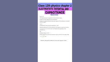 Question 2.6:Three capacitors each of capacitance 9 pF are connected in series.(a) What is