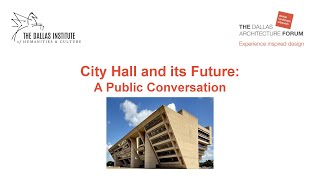 City Hall and its Future: A Public Conversation