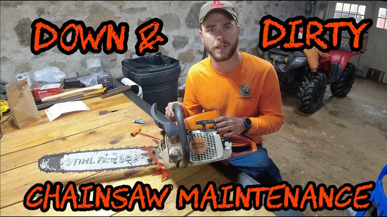 #222 Quick Down and Dirty Chainsaw Maintenance - YouTube