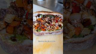 Trying Chapli kebab sandwich Nihari pizza Butter chicken grilled cheese