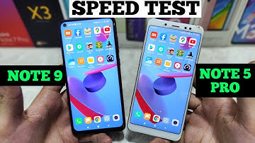 Redmi Note 9 Vs Redmi Note 5 Pro Speed Test Comparison | Shocking Results | Which Is Fast