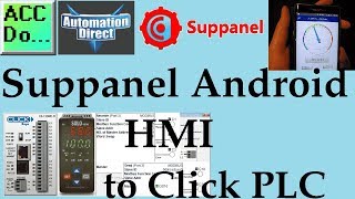 Suppanel Android HMI to Click PLC (Modbus) screenshot 1