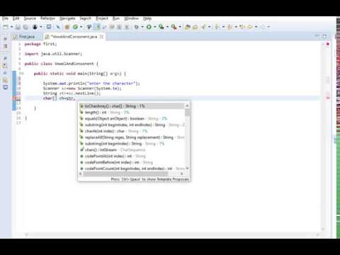 find vowel and consonant in java interview programming question - YouTube