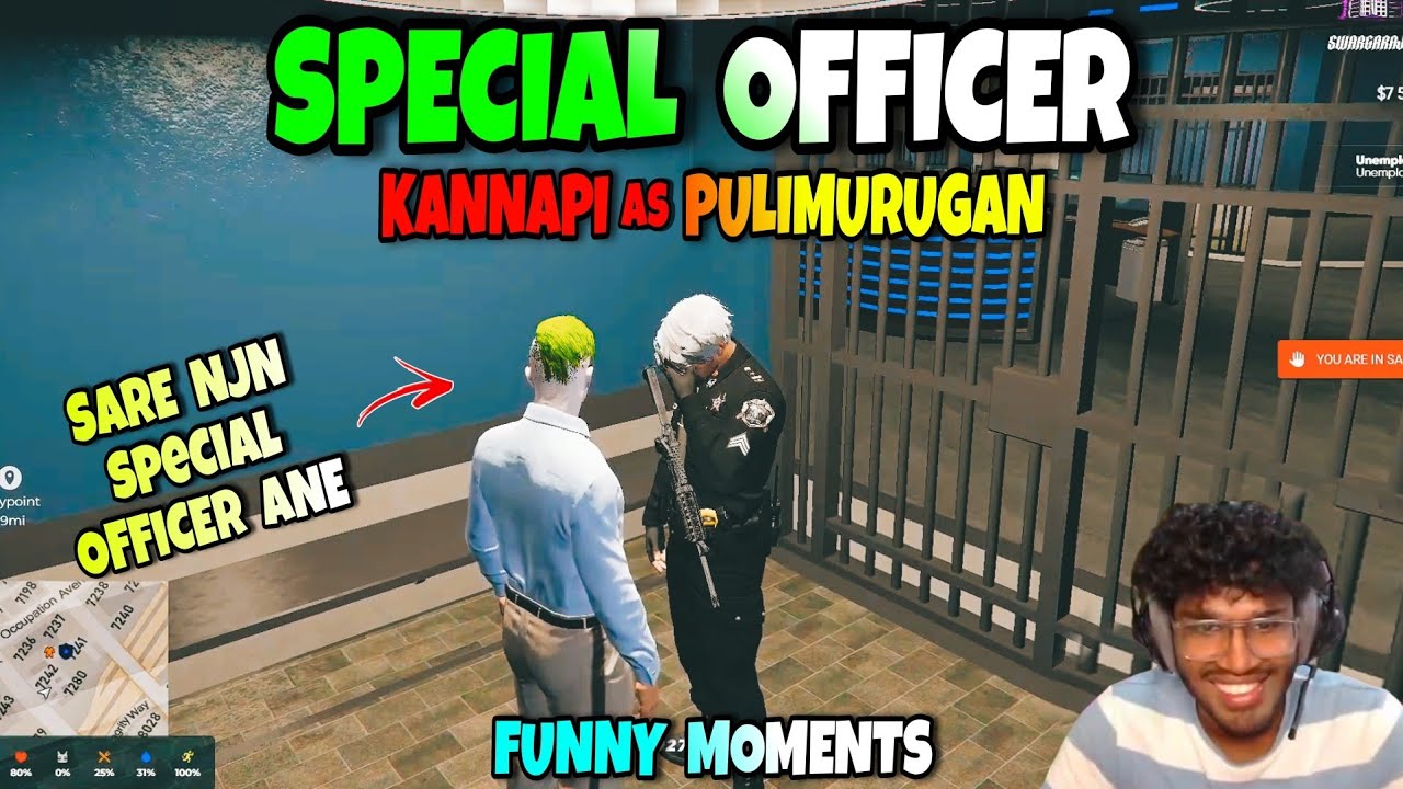 Kannapi Special Officer ആയപ്പോൾ 😂 Kannapi as Pulimurugan 😅 Kannapi കള്ള ...