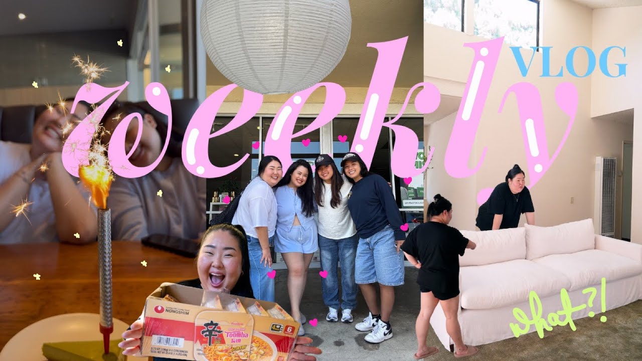 making a big move + regretting it, spend the day w/ me, major celebrations | Weekly Vlog ⋆˙⟡♡