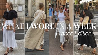 WHAT I WORE IN A WEEK (SOUTH OF FRANCE EDITION)