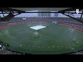 4 hours of Gabba heavy rain and pitch drainage ASMR | Fox Cricket