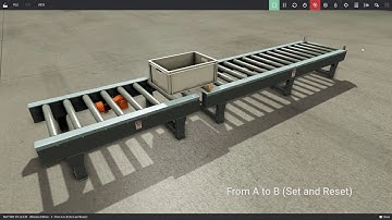 From A to B (Set and Reset) - FACTORY I/O Scene