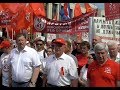 Геннадий Зюганов и Сергей Удальцов на шествии против пенсионной реформы!