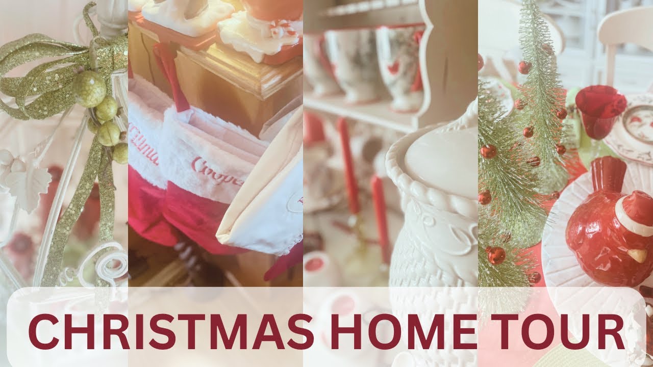 Уютный рождественский обзор дома | Традиционное Рождество и Рождество в стиле «Красной птички» ❤️