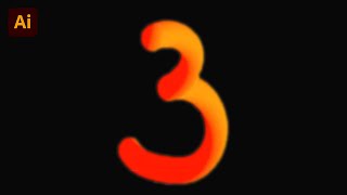 How to make gradient text effect | Create this cool effect in adobe illustrator  2021 #shorts