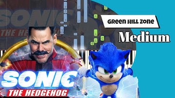 How to play Green Hill Zone Sonic, Sonic The Hedgehog piano tutorial popular gaming song Midilicious