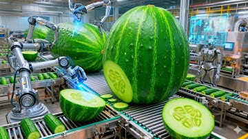 Inside a Smart Cucumber Factory: How Cucumbers Are Processed | Full Process