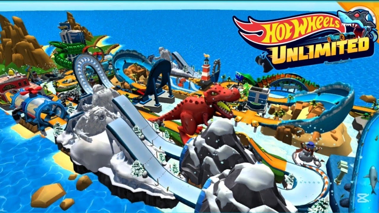 Hot wheels unlimited run fun jump burn and race in my new track 