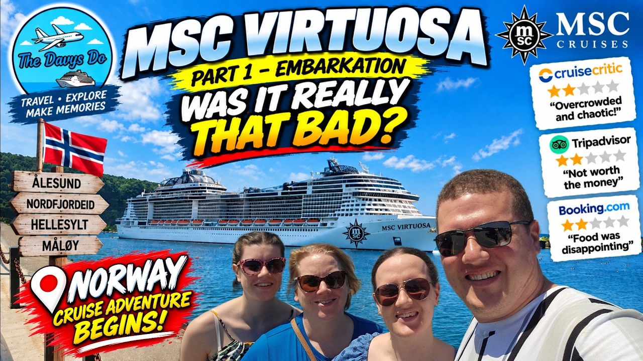 MSC VIRTUOSA: WAS IT REALLY THAT BAD? 😳 | Our Norway Cruise Begins