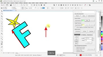 CorelDRAW Macro - Match Vectors - quick demo 01