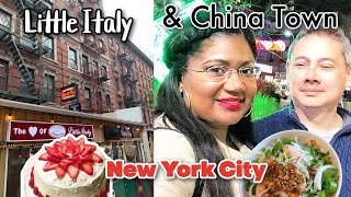 NYC Vlog* China Town \& Little Italy- 2023 Tour, food \& Dessert  #walkingtour #nycvlog #nycfood